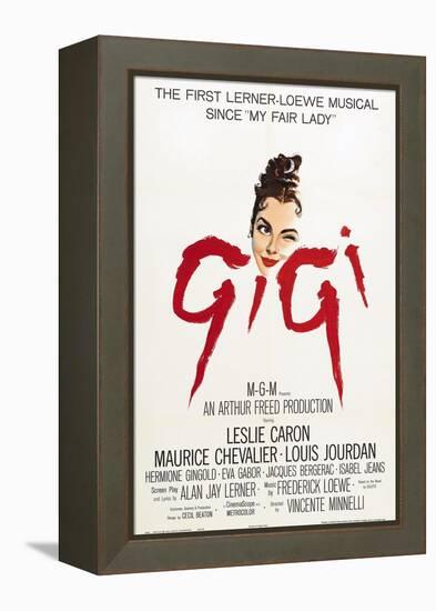 The Parisians, 1958, "Gigi" Directed by Vincente Minnelli-null-Framed Premier Image Canvas