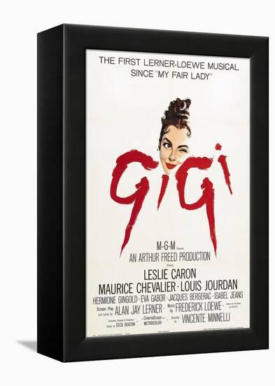 The Parisians, 1958, "Gigi" Directed by Vincente Minnelli-null-Framed Premier Image Canvas