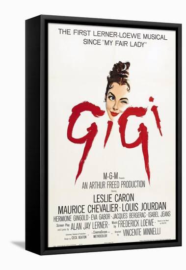 The Parisians, 1958, "Gigi" Directed by Vincente Minnelli-null-Framed Premier Image Canvas