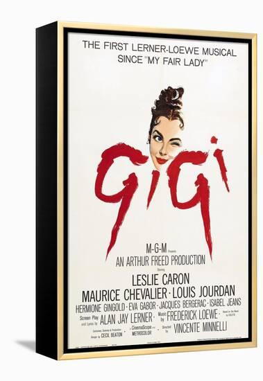 The Parisians, 1958, "Gigi" Directed by Vincente Minnelli-null-Framed Premier Image Canvas