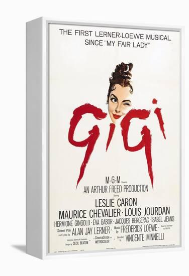 The Parisians, 1958, "Gigi" Directed by Vincente Minnelli-null-Framed Premier Image Canvas