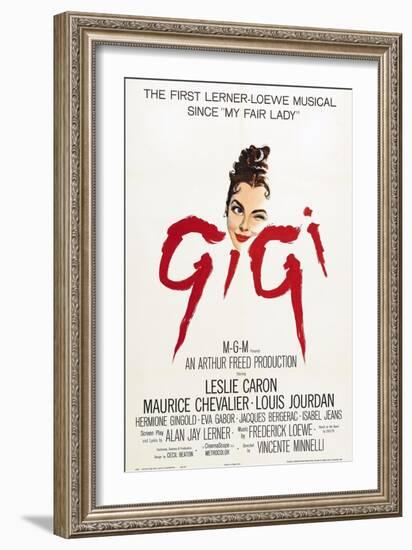 The Parisians, 1958, "Gigi" Directed by Vincente Minnelli-null-Framed Premium Giclee Print