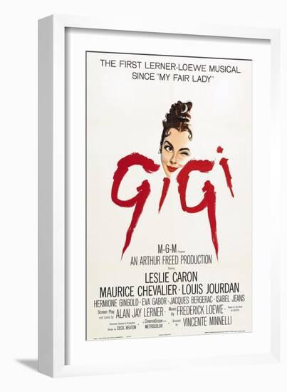 The Parisians, 1958, "Gigi" Directed by Vincente Minnelli-null-Framed Premium Giclee Print