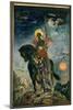 The Park and the Angel of Death Painting by Gustave Moreau (1826-1898) Sun. 1,10 X 0,37 M. Paris, M-Gustave Moreau-Mounted Giclee Print