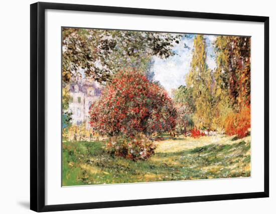 The Park at Monceau-Claude Monet-Framed Art Print