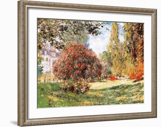 The Park at Monceau-Claude Monet-Framed Art Print