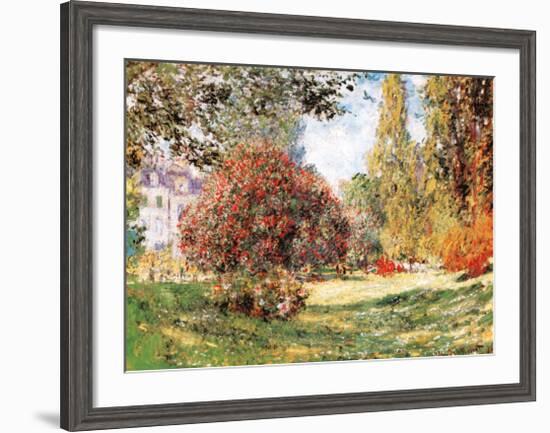 The Park at Monceau-Claude Monet-Framed Art Print