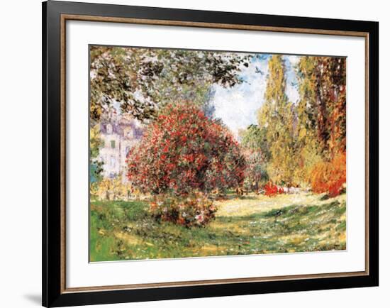 The Park at Monceau-Claude Monet-Framed Art Print