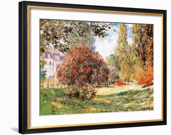 The Park at Monceau-Claude Monet-Framed Art Print