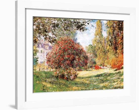 The Park at Monceau-Claude Monet-Framed Art Print