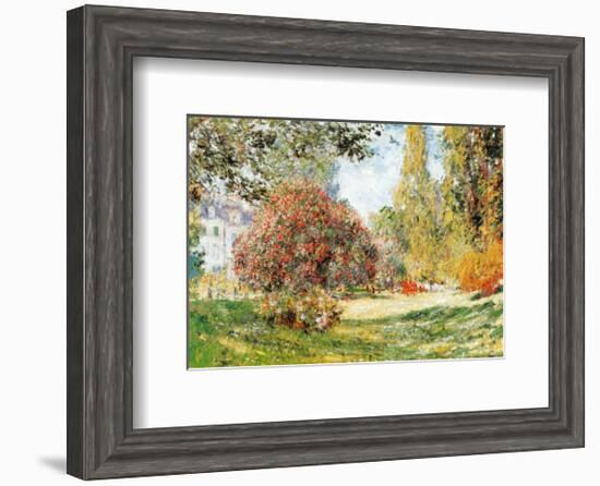 The Park at Monceau-Claude Monet-Framed Art Print