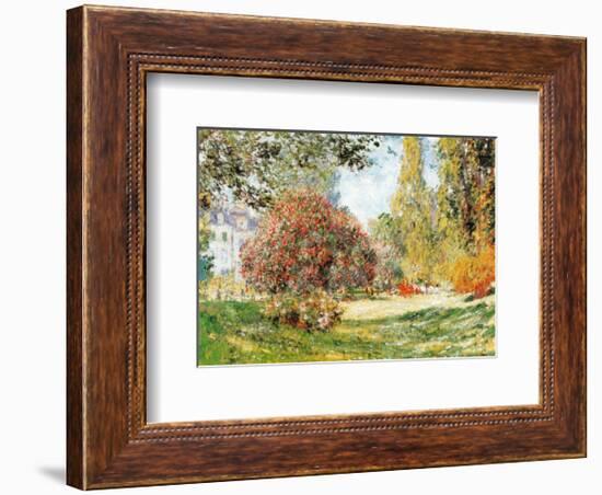 The Park at Monceau-Claude Monet-Framed Art Print