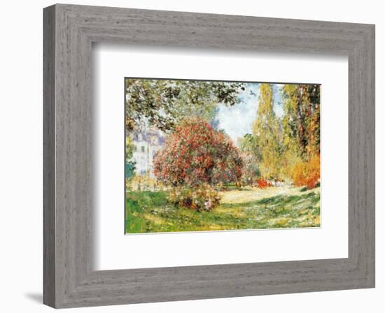 The Park at Monceau-Claude Monet-Framed Art Print