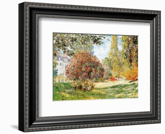 The Park at Monceau-Claude Monet-Framed Art Print