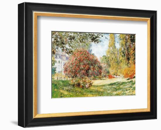 The Park at Monceau-Claude Monet-Framed Art Print