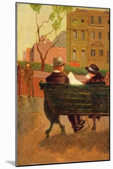 The Park Bench-Malcolm Drummond-Mounted Giclee Print