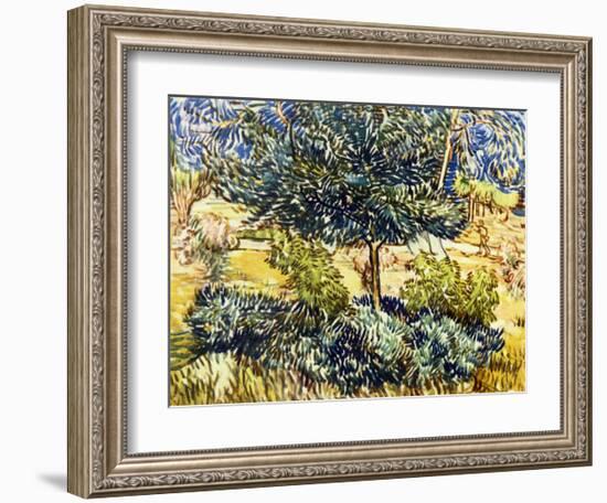 The Park of the Asylum-Vincent van Gogh-Framed Giclee Print