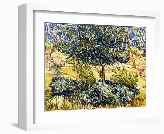 The Park of the Asylum-Vincent van Gogh-Framed Giclee Print