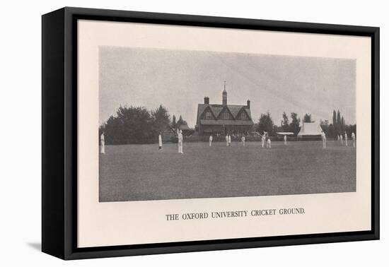 The Parks, cricket ground of Oxford University, 1912-Hills and Saunders-Framed Premier Image Canvas