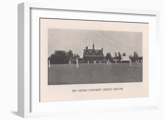 The Parks, cricket ground of Oxford University, 1912-Hills and Saunders-Framed Giclee Print