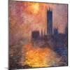 The Parliament Building in London During Sunset, 1904-Claude Monet-Mounted Giclee Print