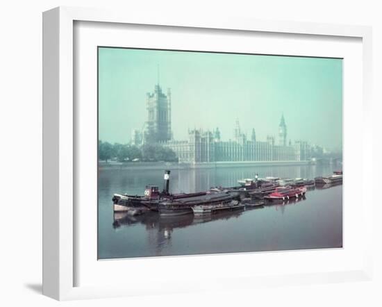 The Parliament Buildings Along the Thames-William Sumits-Framed Photographic Print