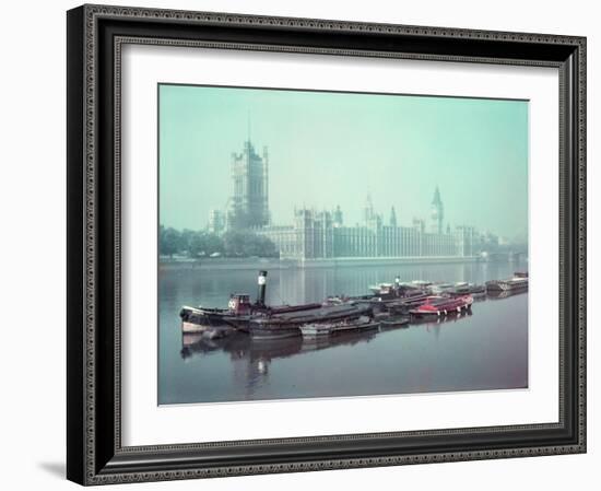 The Parliament Buildings Along the Thames-William Sumits-Framed Photographic Print