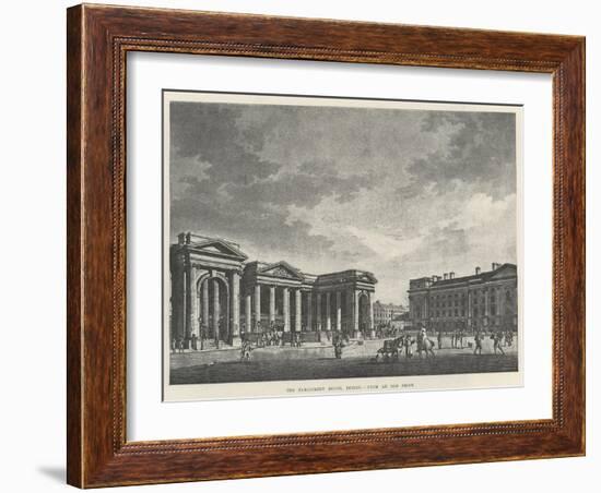 The Parliament House, Dublin-null-Framed Giclee Print