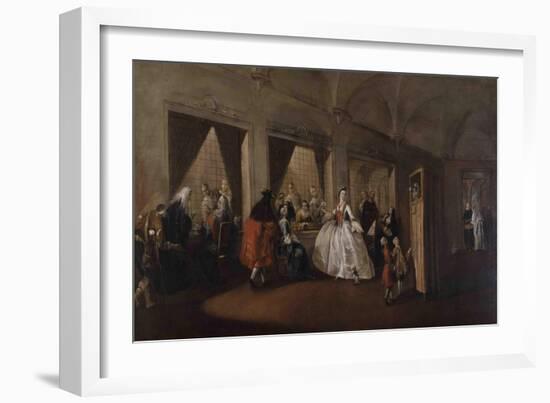 The Parlor of the Nuns at San Zaccaria-Francesco Guardi-Framed Giclee Print