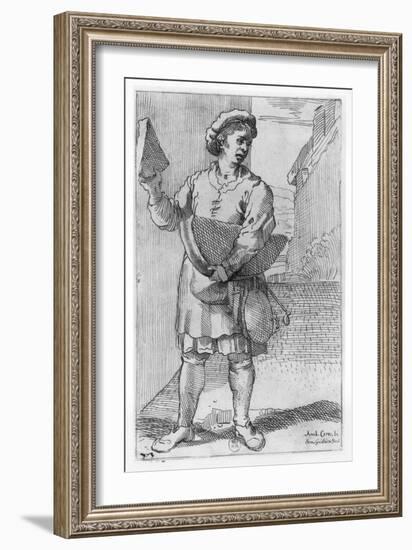 The Parmesan Cheese Seller-Annibale Carracci-Framed Giclee Print