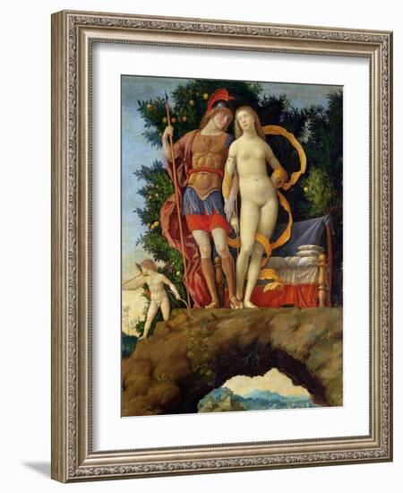 The Parnassus, Detail of Venus and Mars-Andrea Mantegna-Framed Giclee Print