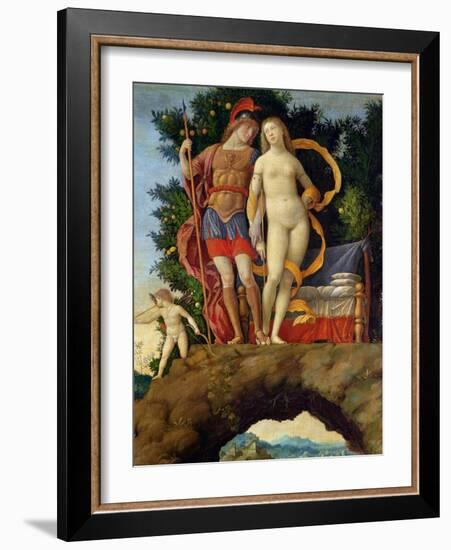 The Parnassus, Detail of Venus and Mars-Andrea Mantegna-Framed Giclee Print