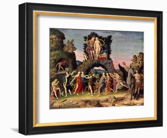 The Parnassus: Mars and Venus, 1497-Andrea Mantegna-Framed Giclee Print