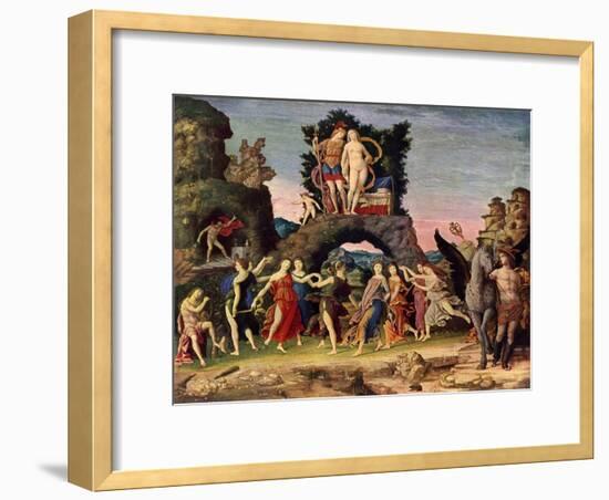 The Parnassus: Mars and Venus, 1497-Andrea Mantegna-Framed Giclee Print