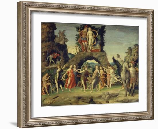 The Parnassus (Mars and Venus), 1498-Andrea Mantegna-Framed Giclee Print