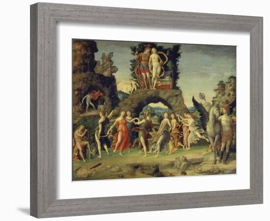 The Parnassus (Mars and Venus), 1498-Andrea Mantegna-Framed Giclee Print