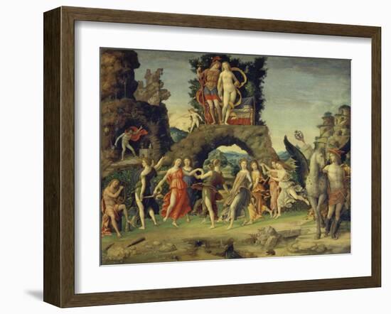 The Parnassus (Mars and Venus), 1498-Andrea Mantegna-Framed Giclee Print