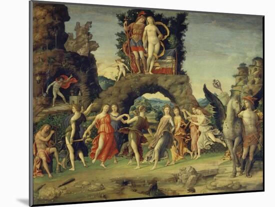 The Parnassus (Mars and Venus), 1498-Andrea Mantegna-Mounted Giclee Print