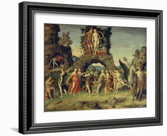 The Parnassus (Mars and Venus), 1498-Andrea Mantegna-Framed Giclee Print