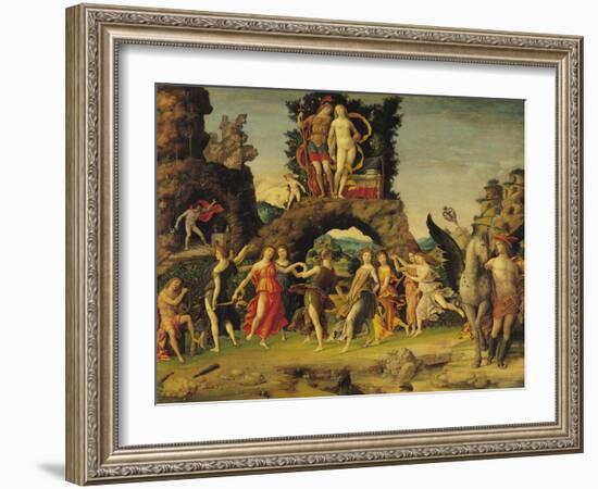 The Parnassus: Mars and Venus-Andrea Mantegna-Framed Giclee Print