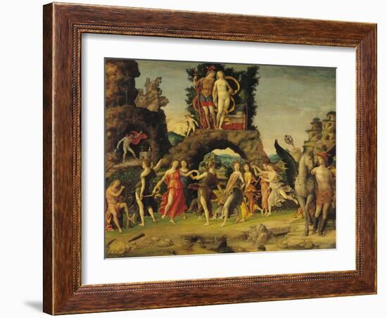 The Parnassus: Mars and Venus-Andrea Mantegna-Framed Giclee Print