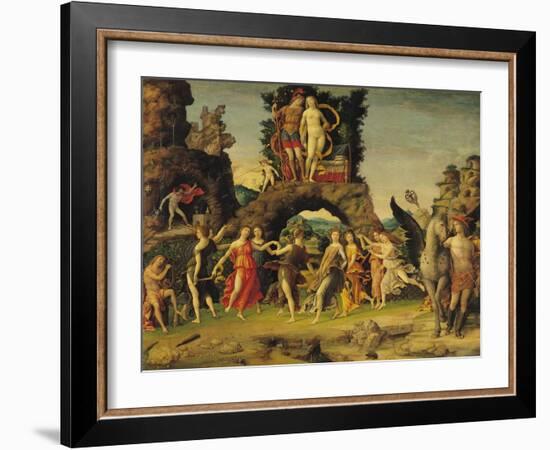 The Parnassus: Mars and Venus-Andrea Mantegna-Framed Giclee Print