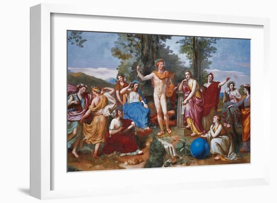 The Parnassus-Anton Raphael Mengs-Framed Giclee Print