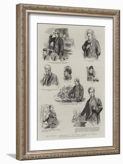 The Parnell Commission at the Royal Courts of Justice-Sydney Prior Hall-Framed Giclee Print