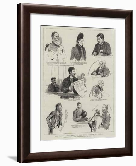 The Parnell Commission at the Royal Courts of Justice-Sydney Prior Hall-Framed Giclee Print