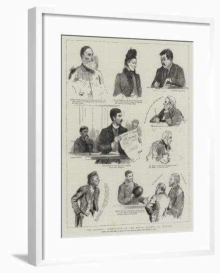 The Parnell Commission at the Royal Courts of Justice-Sydney Prior Hall-Framed Giclee Print