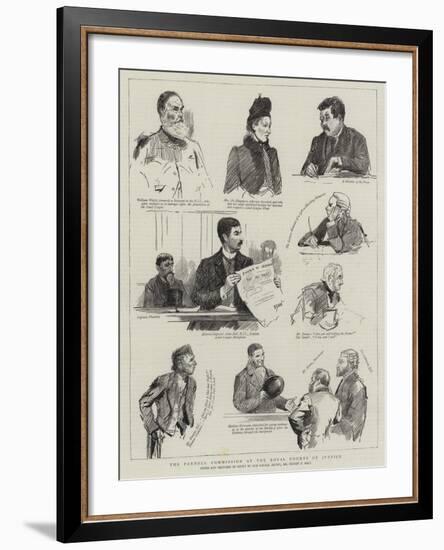 The Parnell Commission at the Royal Courts of Justice-Sydney Prior Hall-Framed Giclee Print