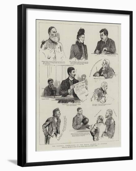 The Parnell Commission at the Royal Courts of Justice-Sydney Prior Hall-Framed Giclee Print