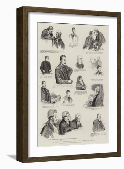 The Parnell Commission at the Royal Courts of Justice-Sydney Prior Hall-Framed Giclee Print