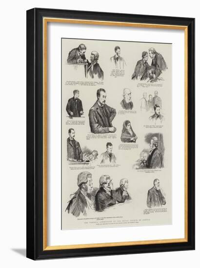 The Parnell Commission at the Royal Courts of Justice-Sydney Prior Hall-Framed Giclee Print